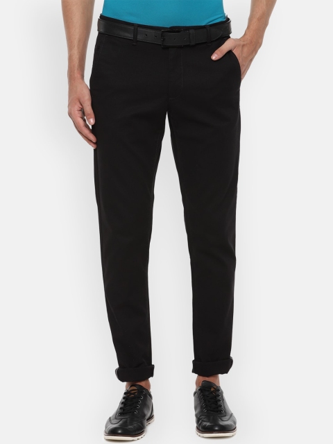 

Van Heusen Sport Men Black Slim Fit Trousers
