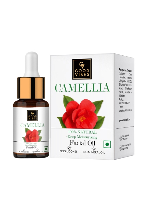 

Good Vibes Natural Camellia Deep Moisturizing Facial Oil - 10 ml, White