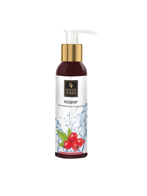 

Good Vibes Unisex Rosehip Hair Revitalizing Conditioner 120 ml, Brown