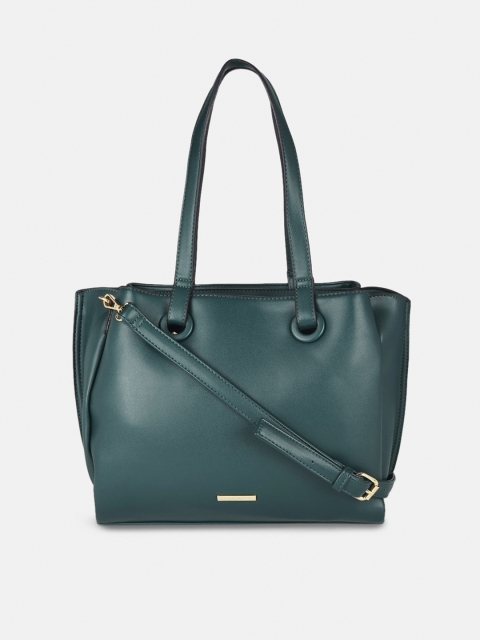 

Forever Glam by Pantaloons Teal Structured Shoulder Bag