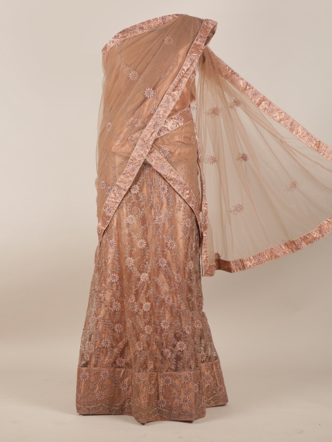 

Pothys Women Rust Traditional Half Saree