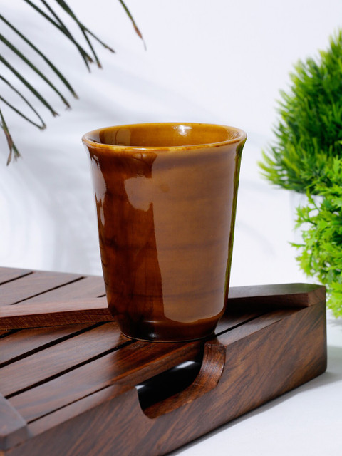 

Fabindia Brown Ceramic Kapish Glazed Water Glass