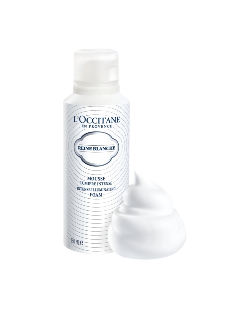 

LOccitane en Provence Reine Blanche Intense Illuminating Foam - 150 ml, Transparent