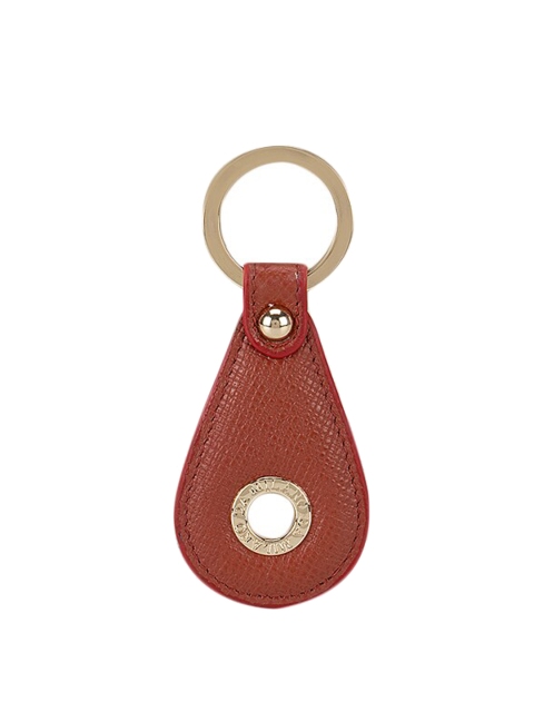 

Da Milano Red Genuine Leather Textured Key Chain