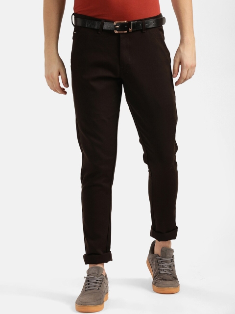 

V2 Value & Variety Men Coffee Brown Chinos Trousers