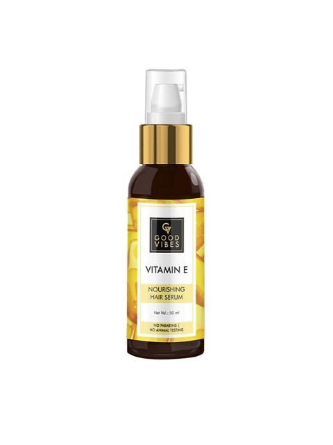

Good Vibes Unisex Vitamin E Nourishing Hair Serum 50 ml, Transparent