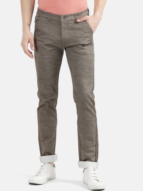 

V2 Value & Variety Men Brown Pure Cotton Trousers