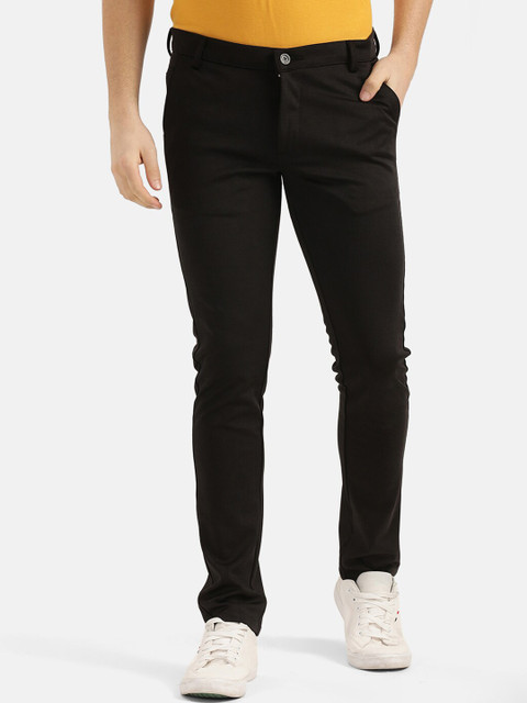

V2 Value & Variety Men Black Pure Cotton Trousers