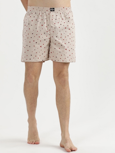 

V2 Value & Variety Men Beige & Red Printed Pure Cotton Boxers 1114056071040