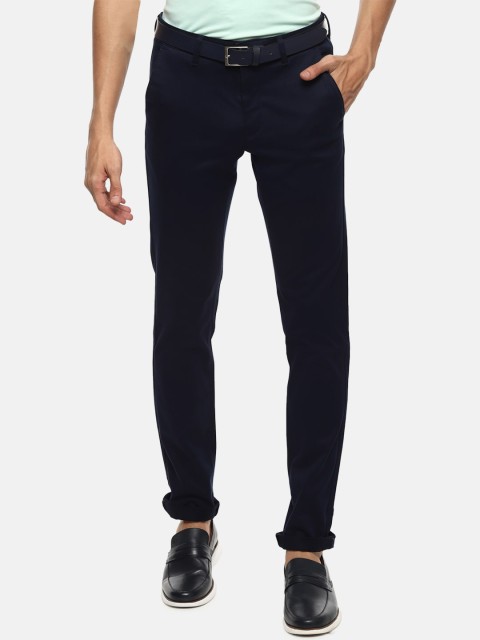 

Van Heusen Sport Men Navy Blue Slim Fit Trousers