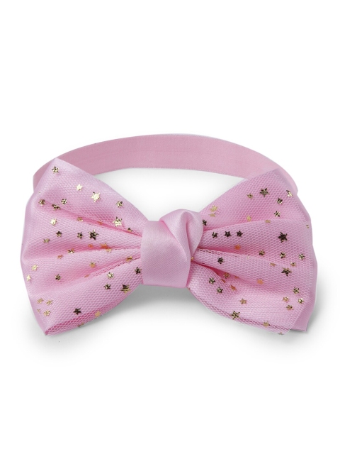 

Stoln Girls Pink & Gold-Toned Embellished Hairband