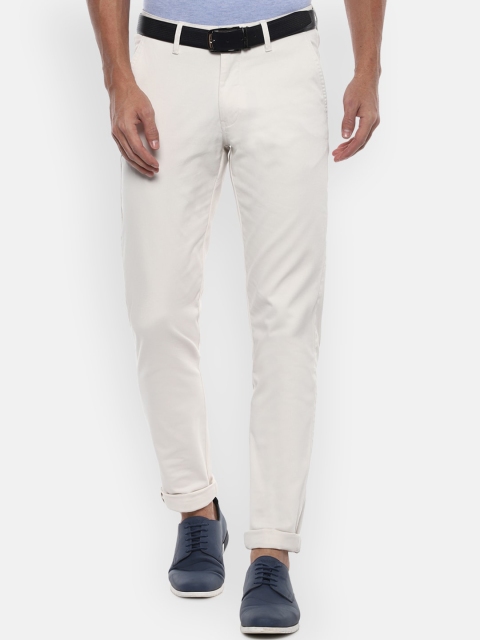 

Van Heusen Sport Men White Slim Fit Trousers
