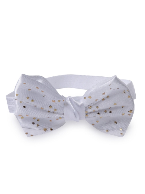 

Stoln Girls White & Gold-Toned Embellished Hairband