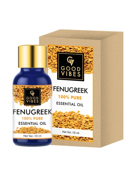 

Good Vibes Fenugreek Essential Oil - 10 ml, White