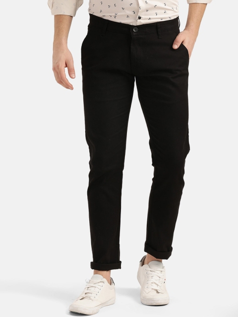 

V2 Value & Variety Men Black Pure Cotton Trousers