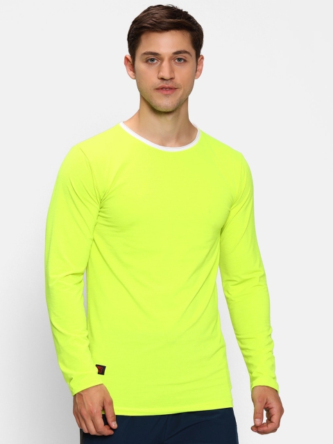 

V2 Value & Variety Men Green & Yellowish Round Neck T-shirt