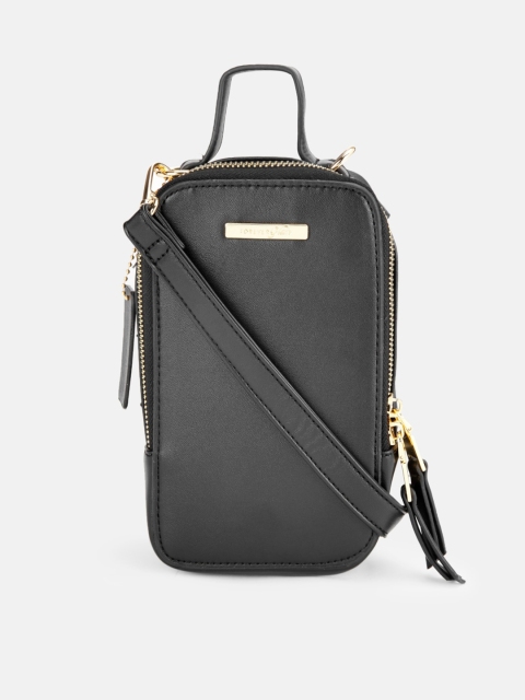 

Forever Glam by Pantaloons Black Mobile Sling Bag