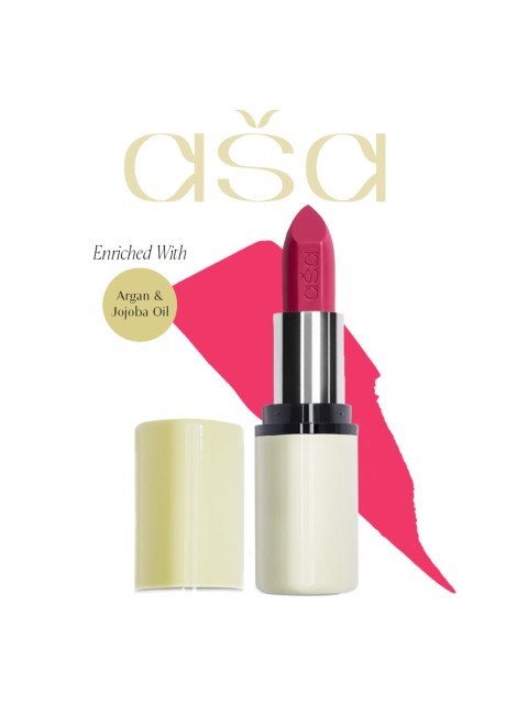 

asa Hydra-Matte Sustainable Lipsticks Perky Periwinkle M01, Pink