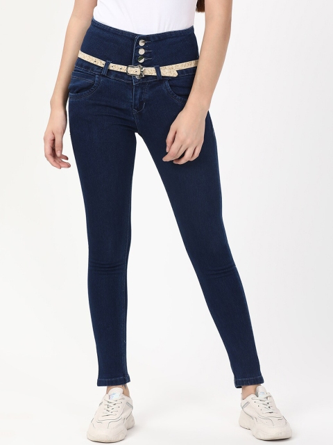 

V2 Value & Variety Women Blue High-Rise Clean Look Jeans