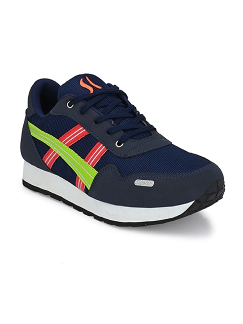 

Sir Corbett Men Navy Blue Mesh Walking Non-Marking Shoes