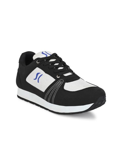 

Sir Corbett Men Silver-Toned Mesh Walking Non-Marking Shoes