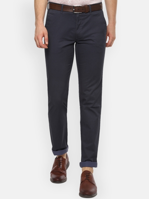 

Van Heusen Sport Men Navy Blue Slim Fit Chinos Trousers