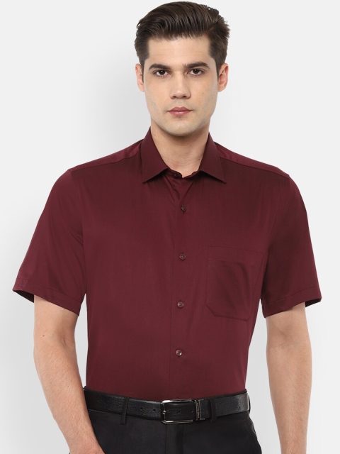 

Louis Philippe Men Maroon Slim Fit Formal Shirt