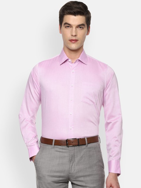 

Van Heusen Men Violet Textured Slim Fit Formal Shirt
