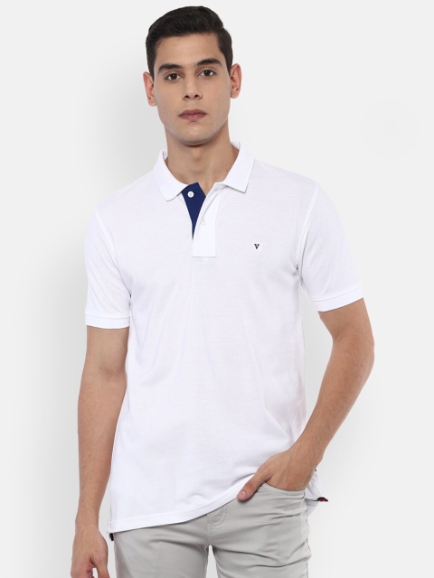 

Van Heusen Sport Men White Polo Collar Cotton Pure Cotton T-shirt