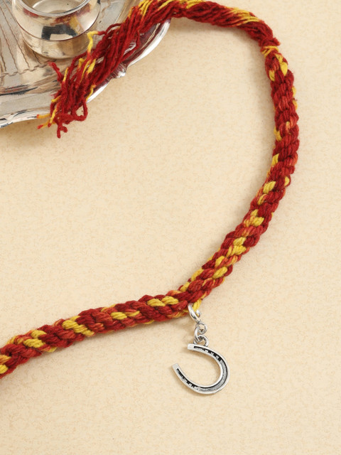 

Adorn By Nikita Rakhi With Sterling Silver Horse Shoe Charm
