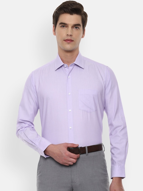 

Van Heusen Men Solid Purple Formal Shirt
