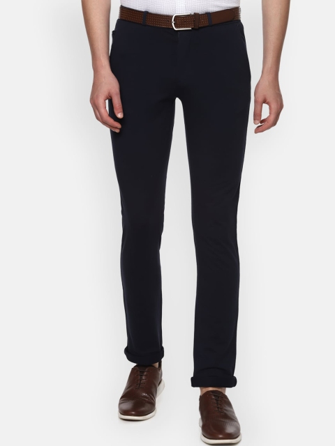 

Louis Philippe Sport Men Navy Blue Slim Fit Trousers