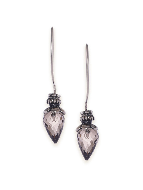 

Fabindia Silver-Toned Contemporary Half Hoop Earrings