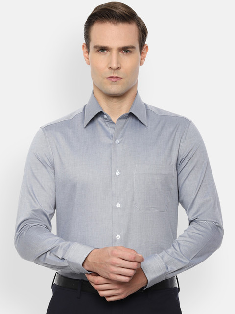 

Louis Philippe Men Grey Casual Shirt