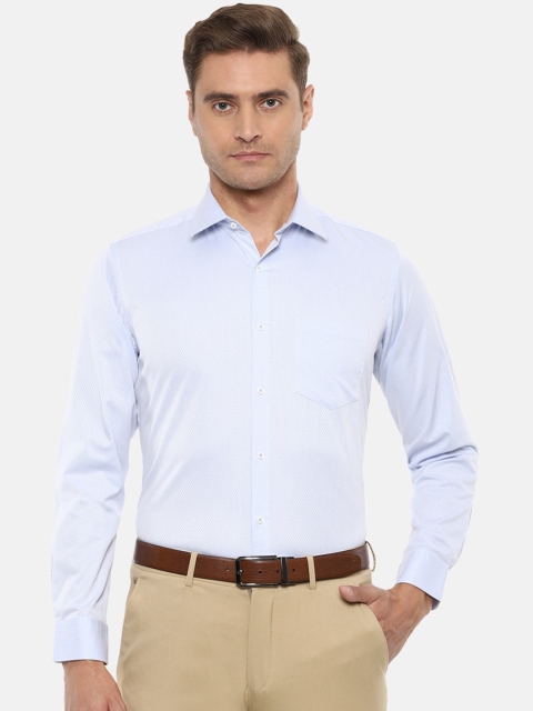 

Van Heusen Men Blue Formal Cotton Shirt