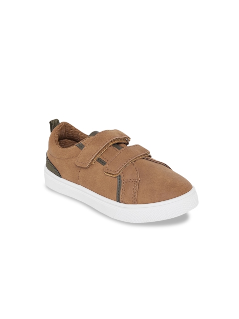 

Pantaloons Junior Boys Brown Slip-On Velcro Sneakers