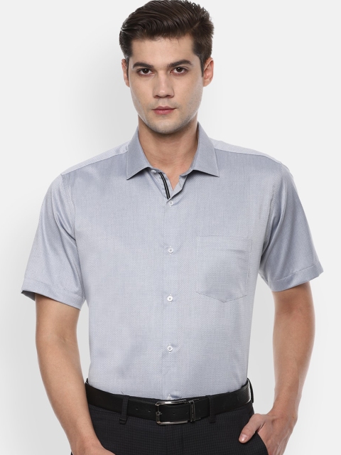 

Van Heusen Men Grey Casual Shirt