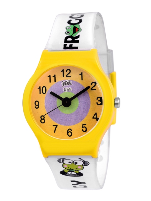 

Kool Kidz Unisex Kids Printed Strap & Multicoloured Dial Analogue Watch, Multi