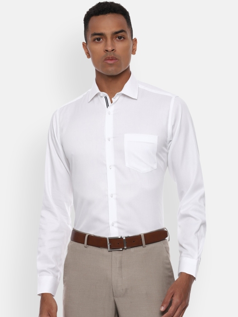 

Van Heusen Men White Slim Fit Shirt