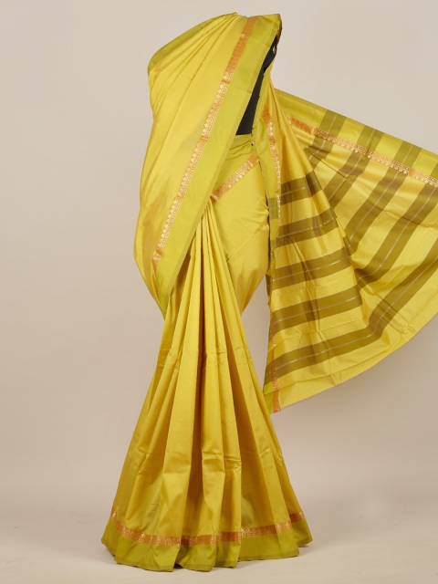 

Pothys Yellow Zari Art Silk Saree