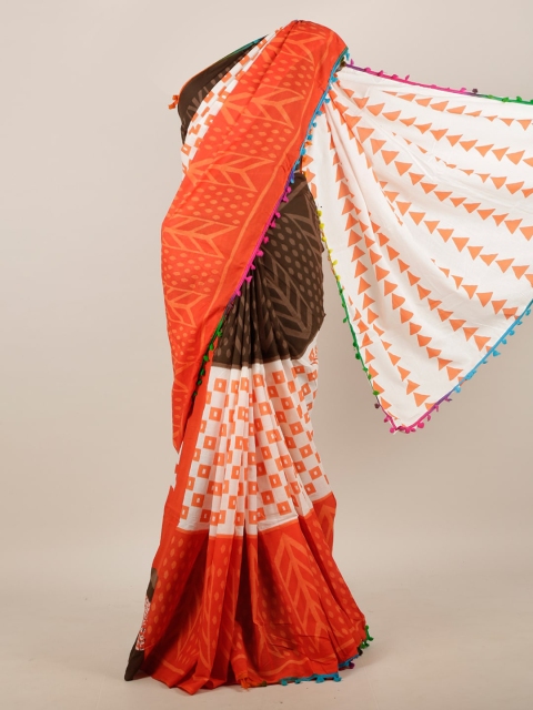 

Pothys Multi Colored Printed Saree