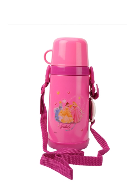 

Disney Kids Pink & White Princess Printed Thermosteel Flask 500 Ml