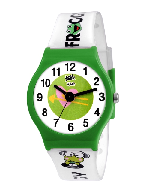 

Kool Kidz Kids Green & White Analogue Watch KOOL KIDZ KKFW 4001 GR.WH 03, Multi