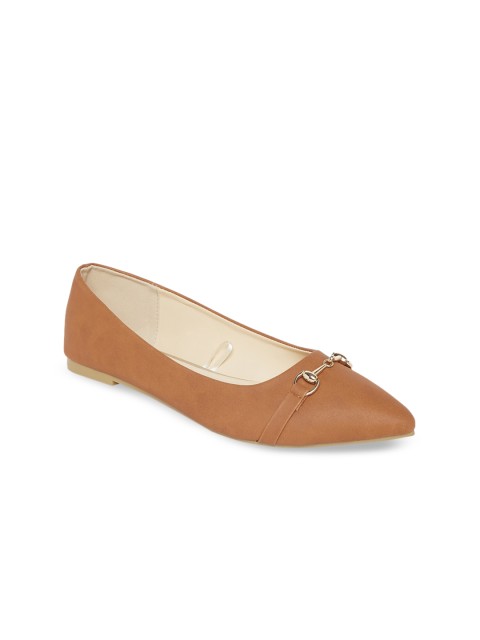 

Forever Glam by Pantaloons Women Brown Ballerinas with Buckles Flats