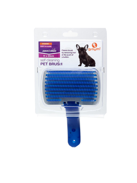

WIGGLE TWIDDLE Blue Solid Dog Slicker Brush