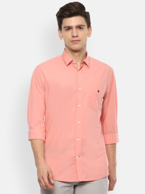 

Louis Philippe Sport Men Peach-Coloured Slim Fit Casual Shirt