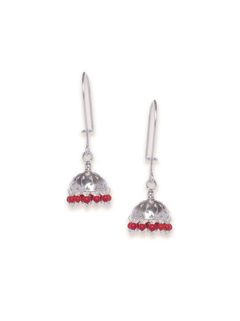 

Fabindia Silver-Toned Contemporary Jhumkas Earrings