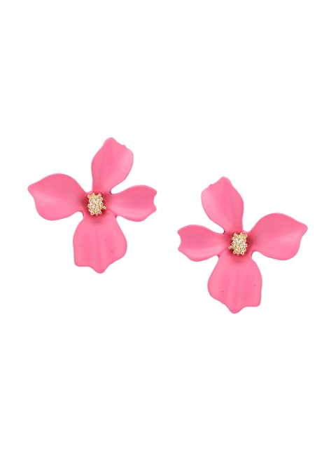

Kazo Pink Contemporary Studs Earrings