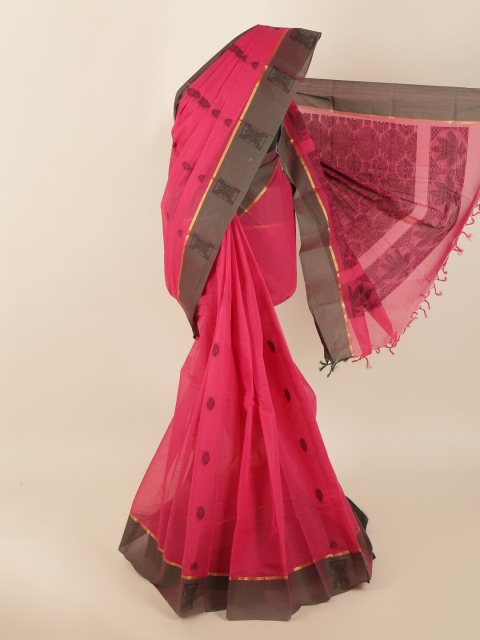 

Pothys Pink Ethnic Motifs Saree