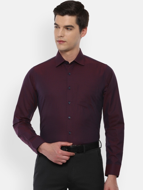 

Van Heusen Men Maroon Slim Fit Formal Shirt